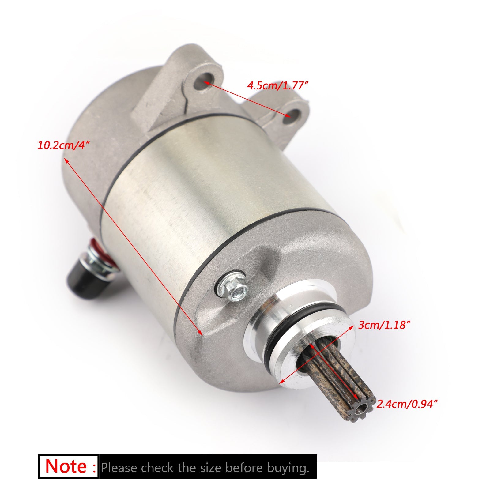 Motor de arranque eléctrico para Honda TRX350 TE/FE FourTrax 350 TM/FM Rancher 2006 Genérico