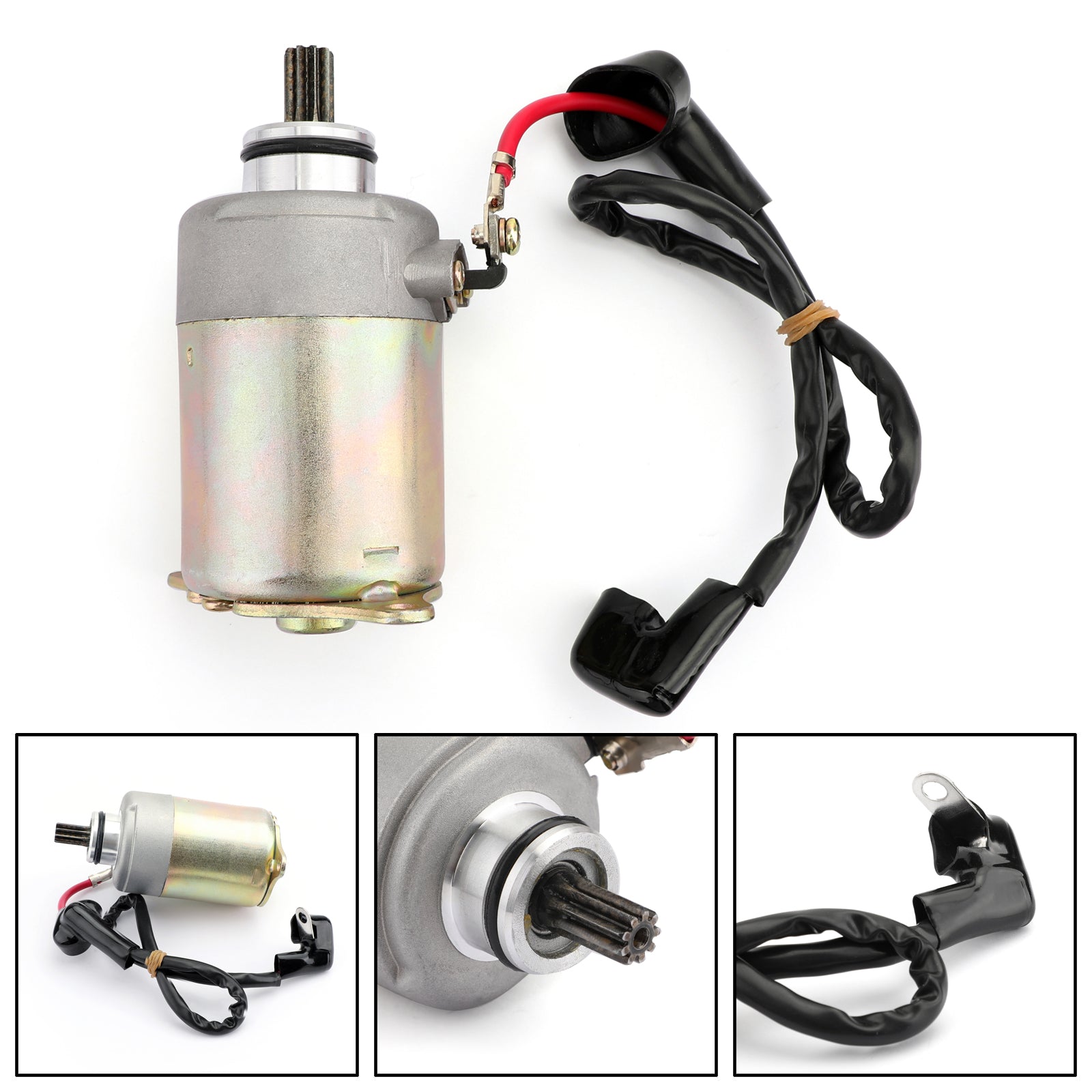 Electric Starter Motor WITH WIRE For Polaris RZR 170 UTV 2009-17 0454488 0454945 Generic