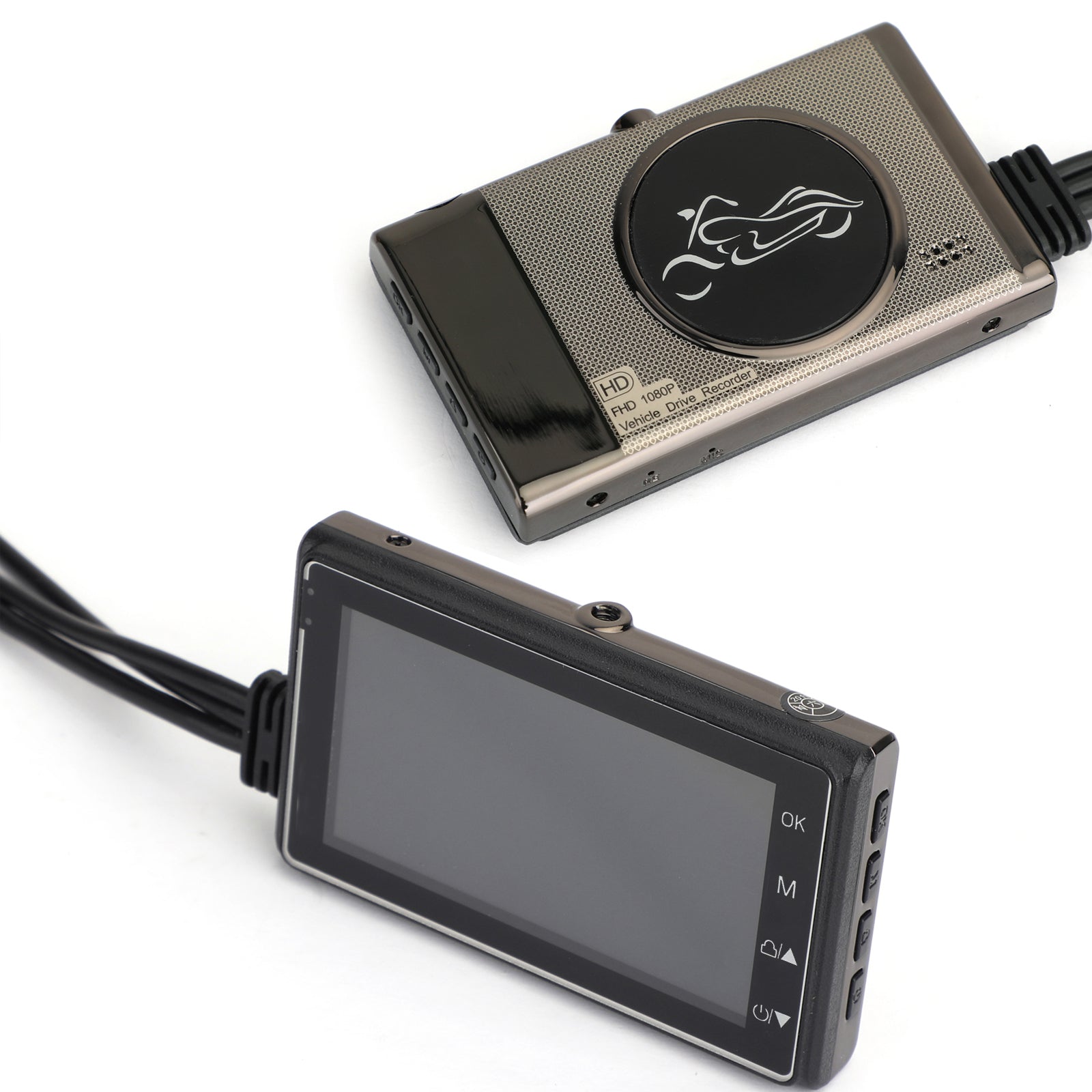 1080P Motorcycle DVR Motorbike Video recorder Dual Camera Support Generic