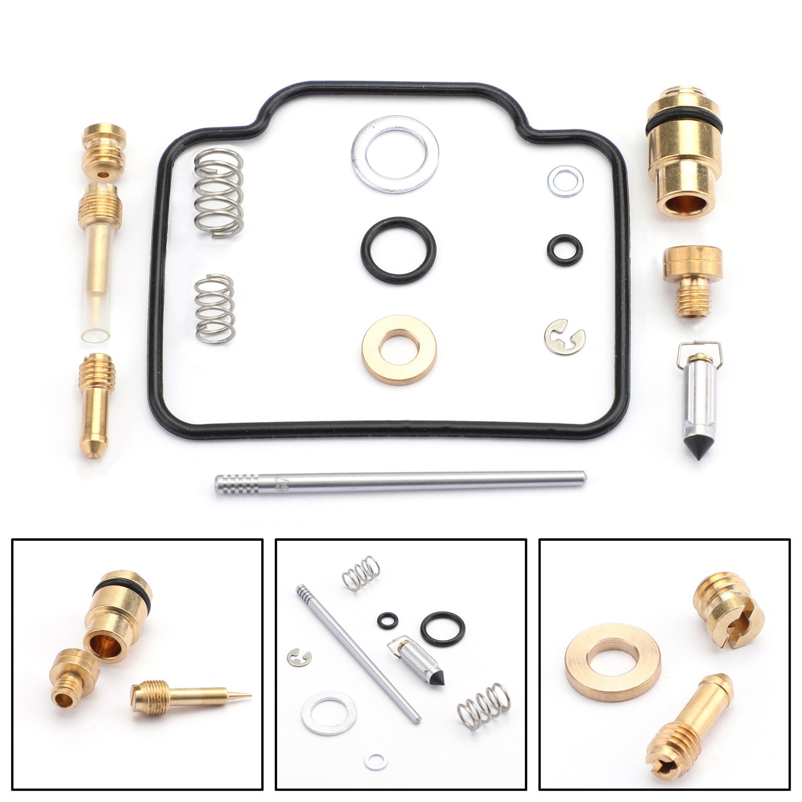Kit de reparación de reconstrucción de carburador para Suzuki LTF4WDX King Quad 300 1991-1998 genérico