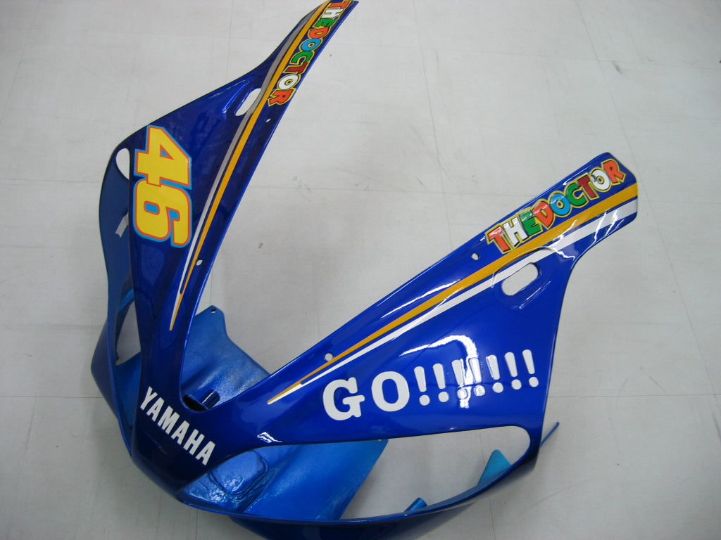 Fairings 2000-2001 Yamaha YZF-R1 Blue White No.46 R1 Generic