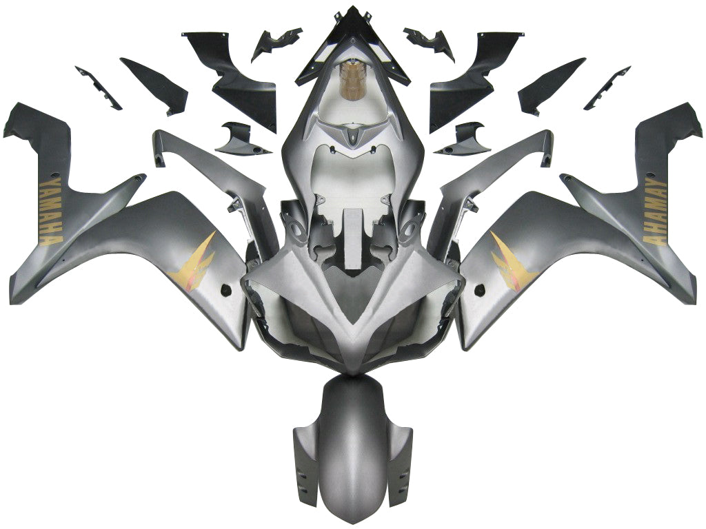 Fairings 2007-2008 Yamaha YZF-R1 Silver Matte R1 Generic