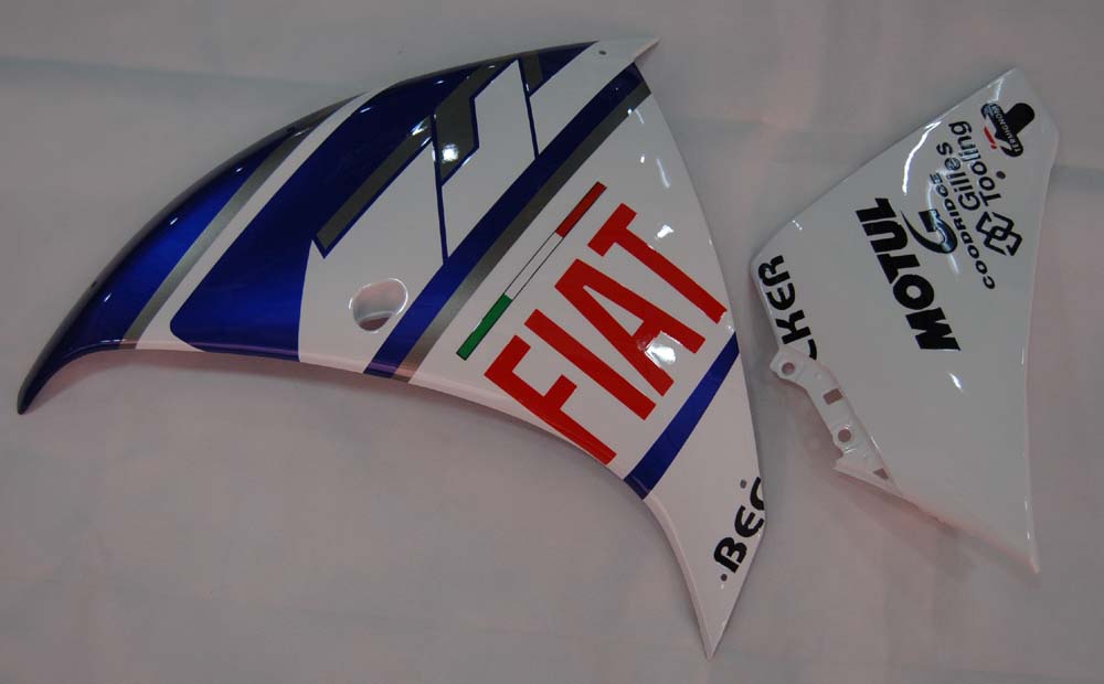 Fairings 2009-2011 Yamaha YZF-R1 Whit Blue FIAT R1 Generic
