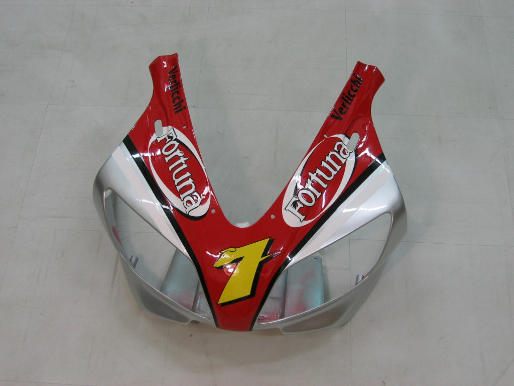 Fairings 1998-1999 Yamaha YZF-R1 Red Silver No.7 Fortuna Generic