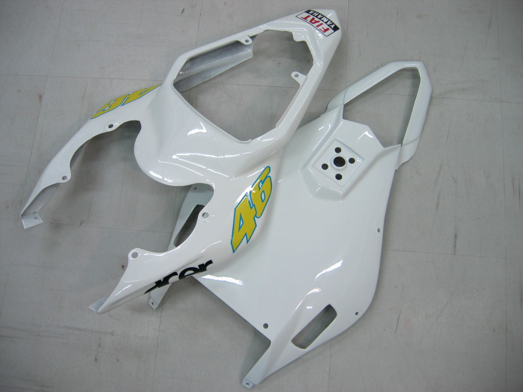 Fairings 2006-2007 Yamaha YZF-R6 White Blue No.46 FIAT R6 Generic