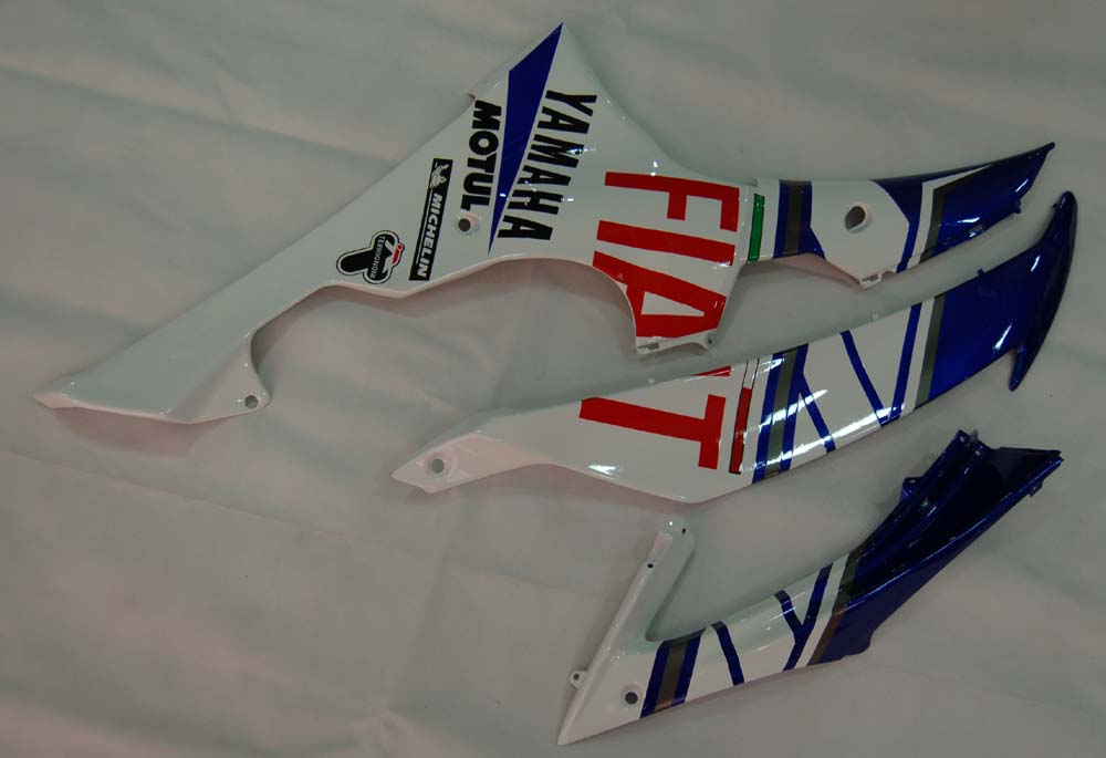 Fairings 2008-2016 Yamaha YZF-R6 White Blue No.46 FIAT R6 Generic