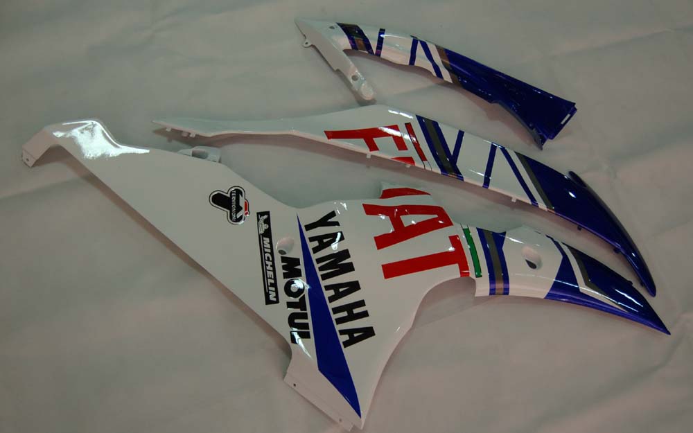 Fairings 2008-2016 Yamaha YZF-R6 White Blue No.46 FIAT R6 Generic