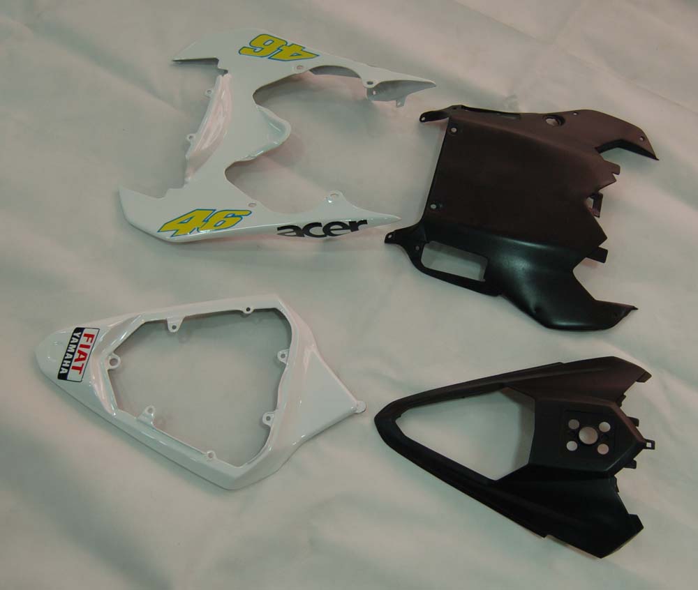 Fairings 2008-2016 Yamaha YZF-R6 White Blue No.46 FIAT R6 Generic