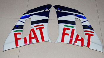 Fairings 1998-2002 Yamaha YZF-R6 White & Blue No.46 FIAT R6 Generic