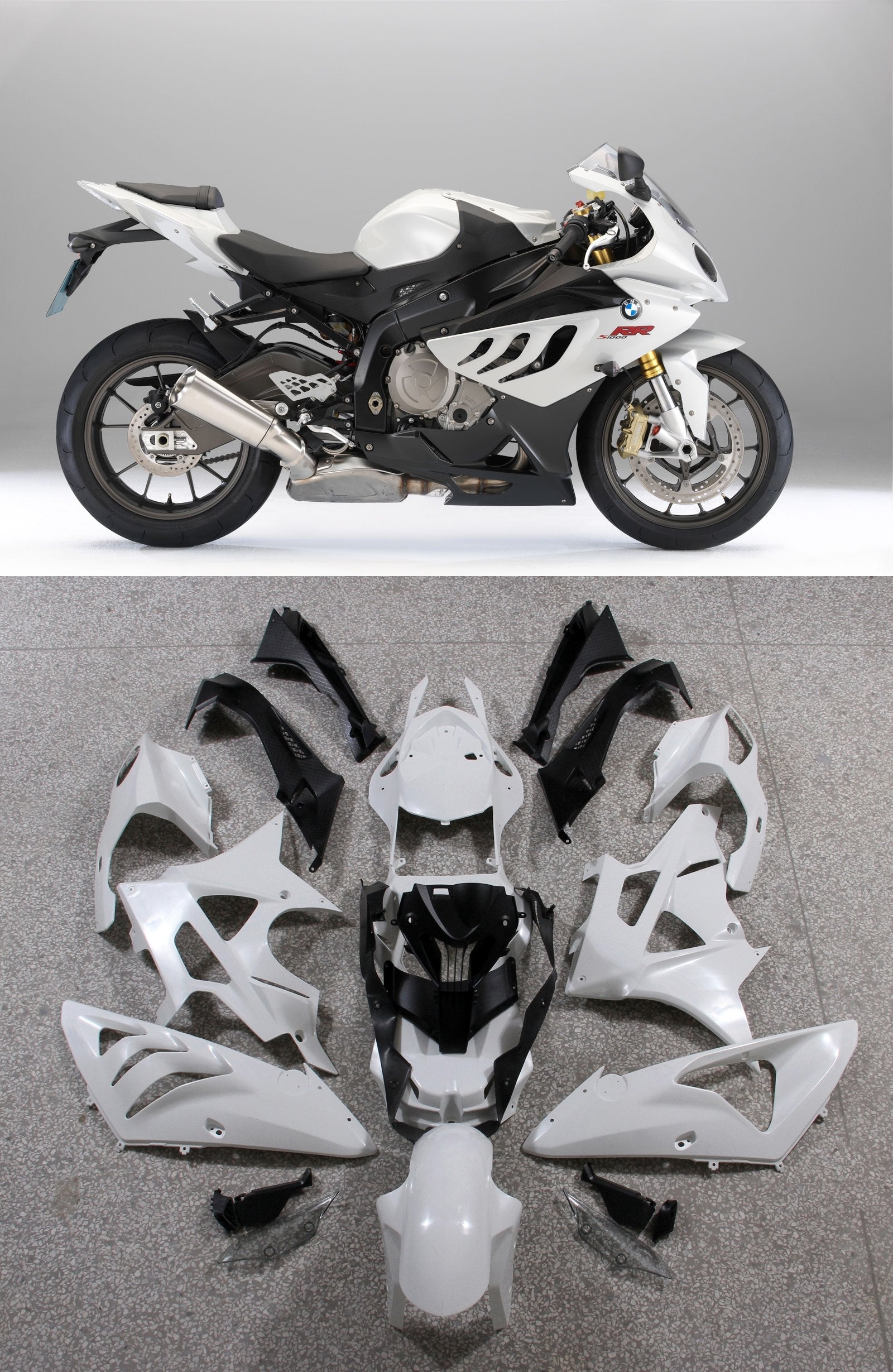 BMW S1000RR 2009-2014 Bodywork Fairing ABS Injection Molding 14 Color Generic