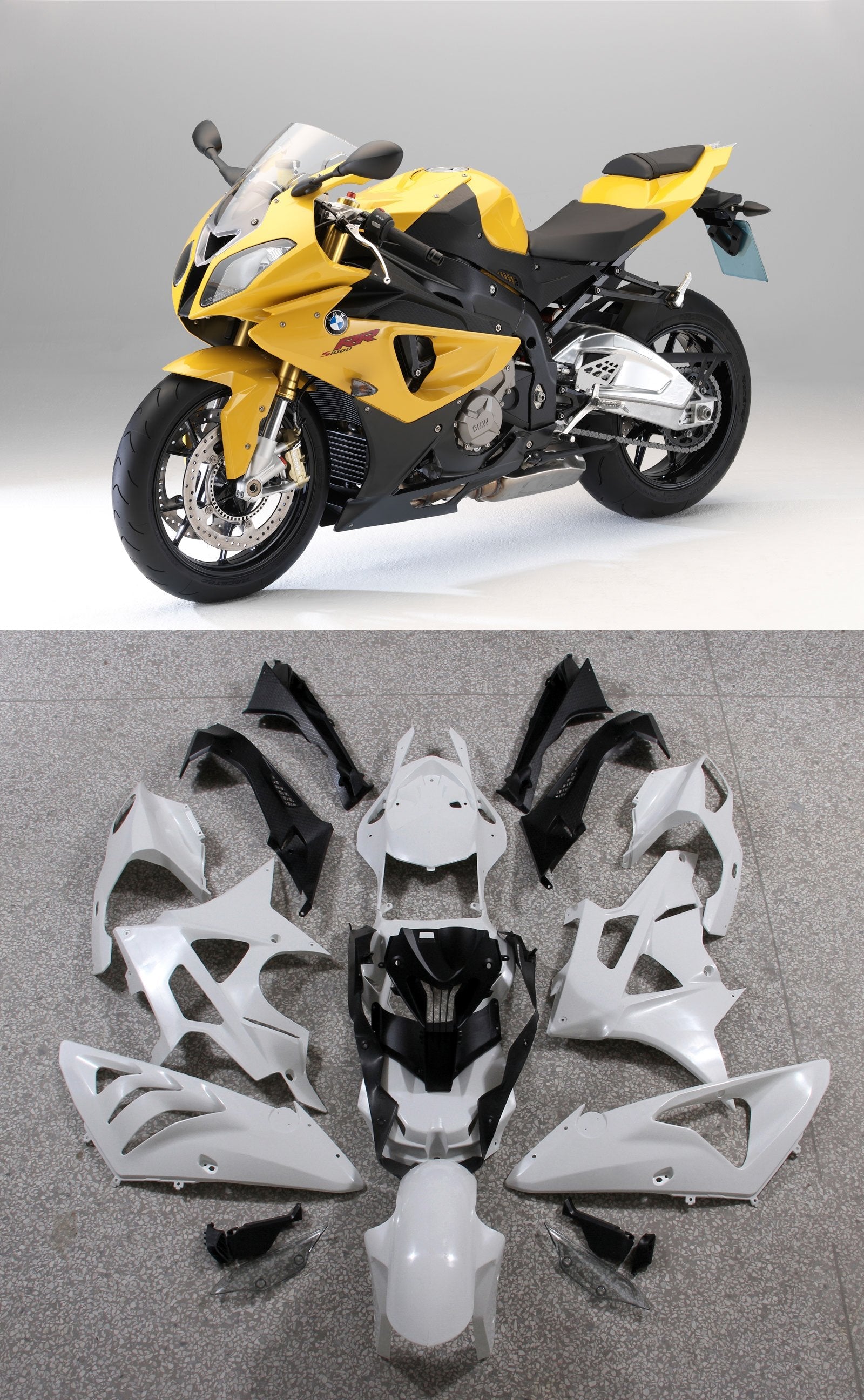 BMW S1000RR 2009-2014 Bodywork Fairing ABS Injection Molding 14 Color Generic