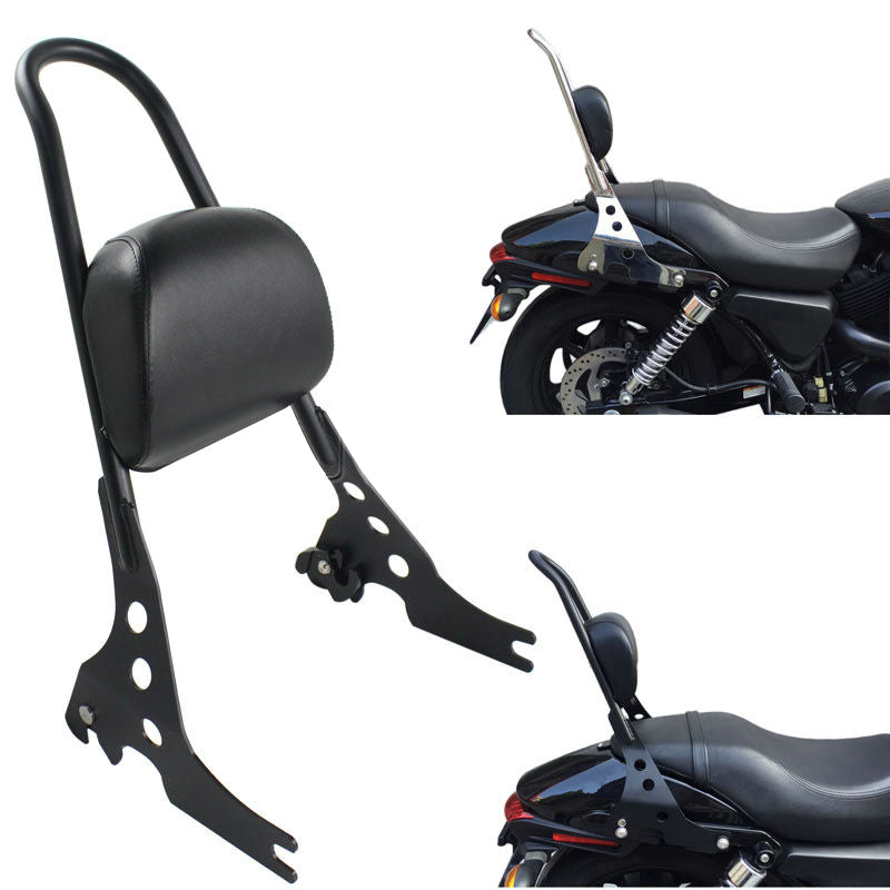 Sissy Bar Luggage Rack Seat Backrest Pad For 2015-18 Street 500 750 XG500 XG750 Generic