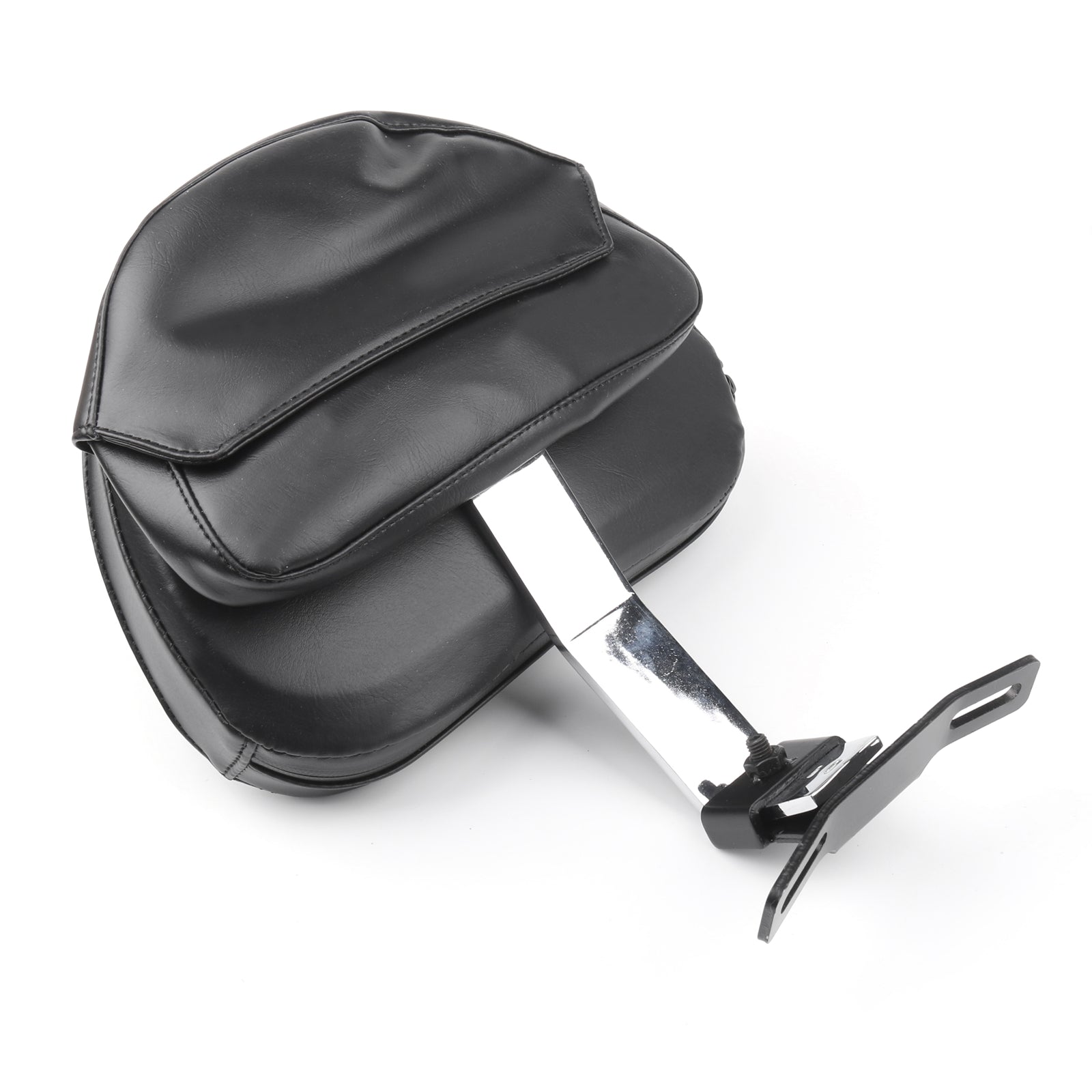 Driver Rider Backrest Pad For 07-17 Harley Fatboy FLSTF Heritage Softail Generic