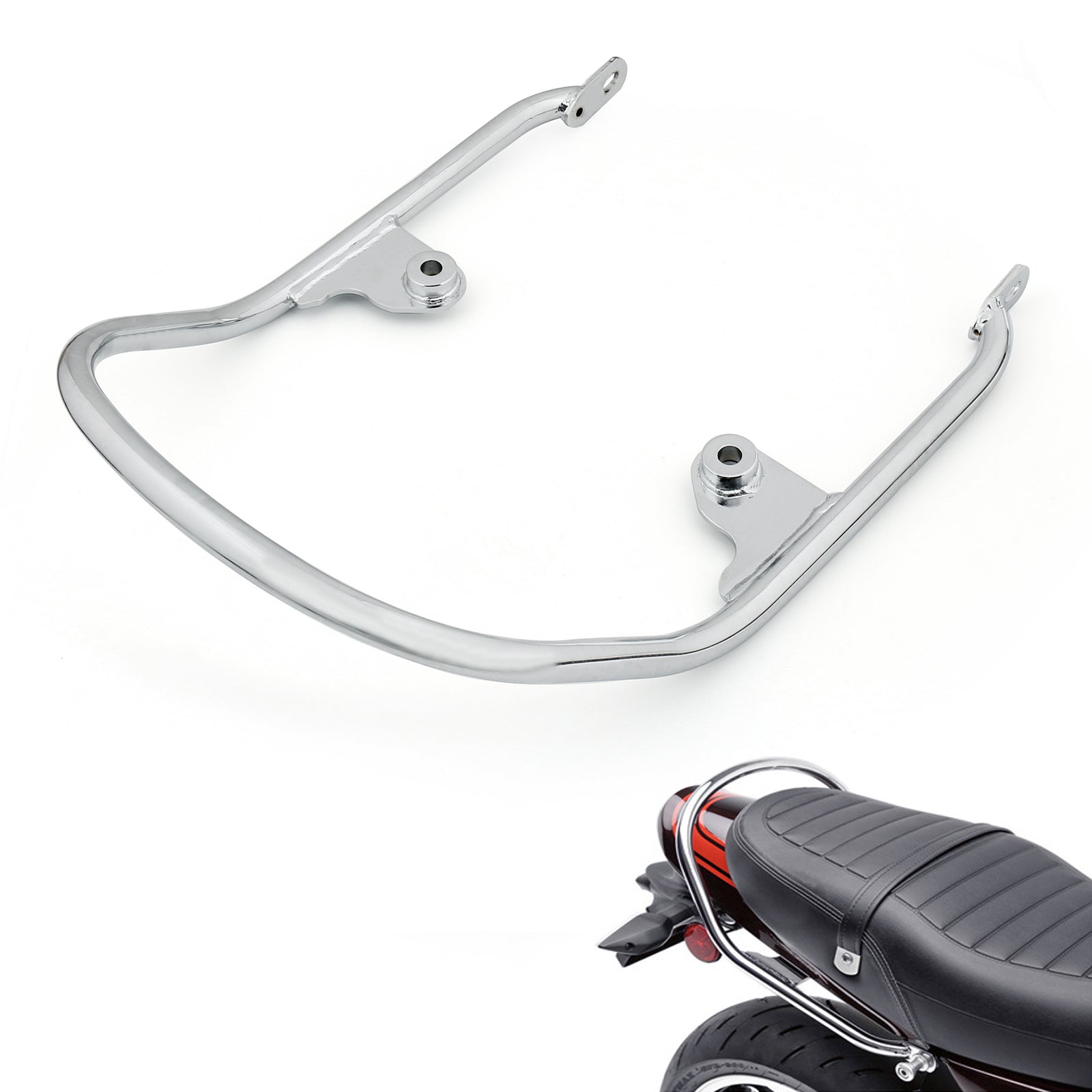 Large Passenger Rear Seat Hand Handle Grab Bar Rail Fit for Kawasaki Z900RS / Cafe 2018-2025