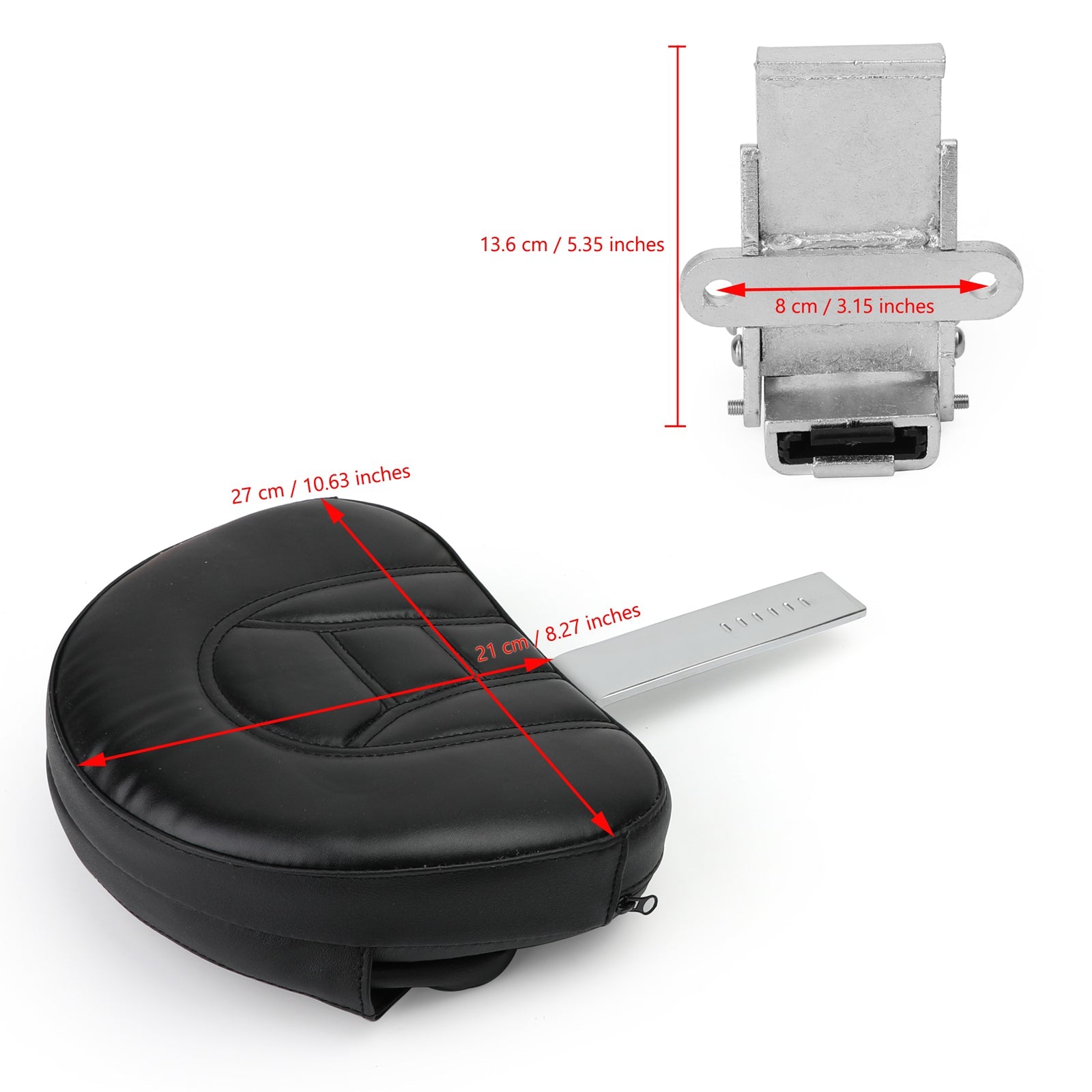 Driver Backrest For Victory High Ball XL 883 1200 Sportster 10-19 Generic