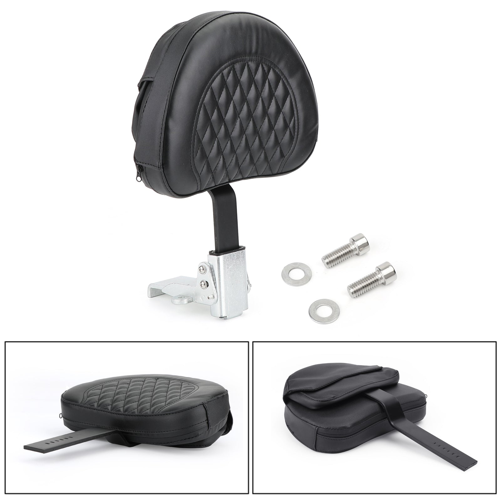 Driver Backrest For Victory High Ball Vision Tour Road King FLHR FLHRC 10-19 Generic
