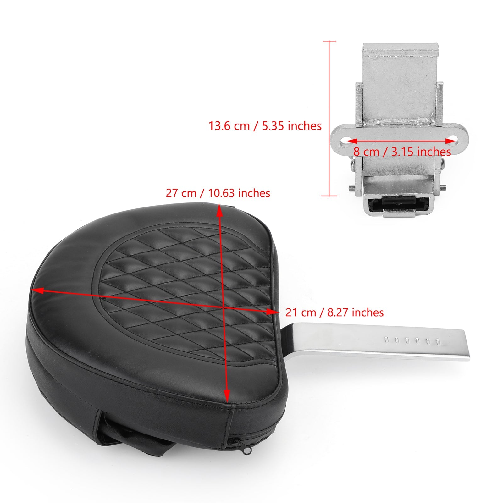 Driver Backrest For Victory High Ball Vision Tour Road King FLHR FLHRC 10-19 Generic