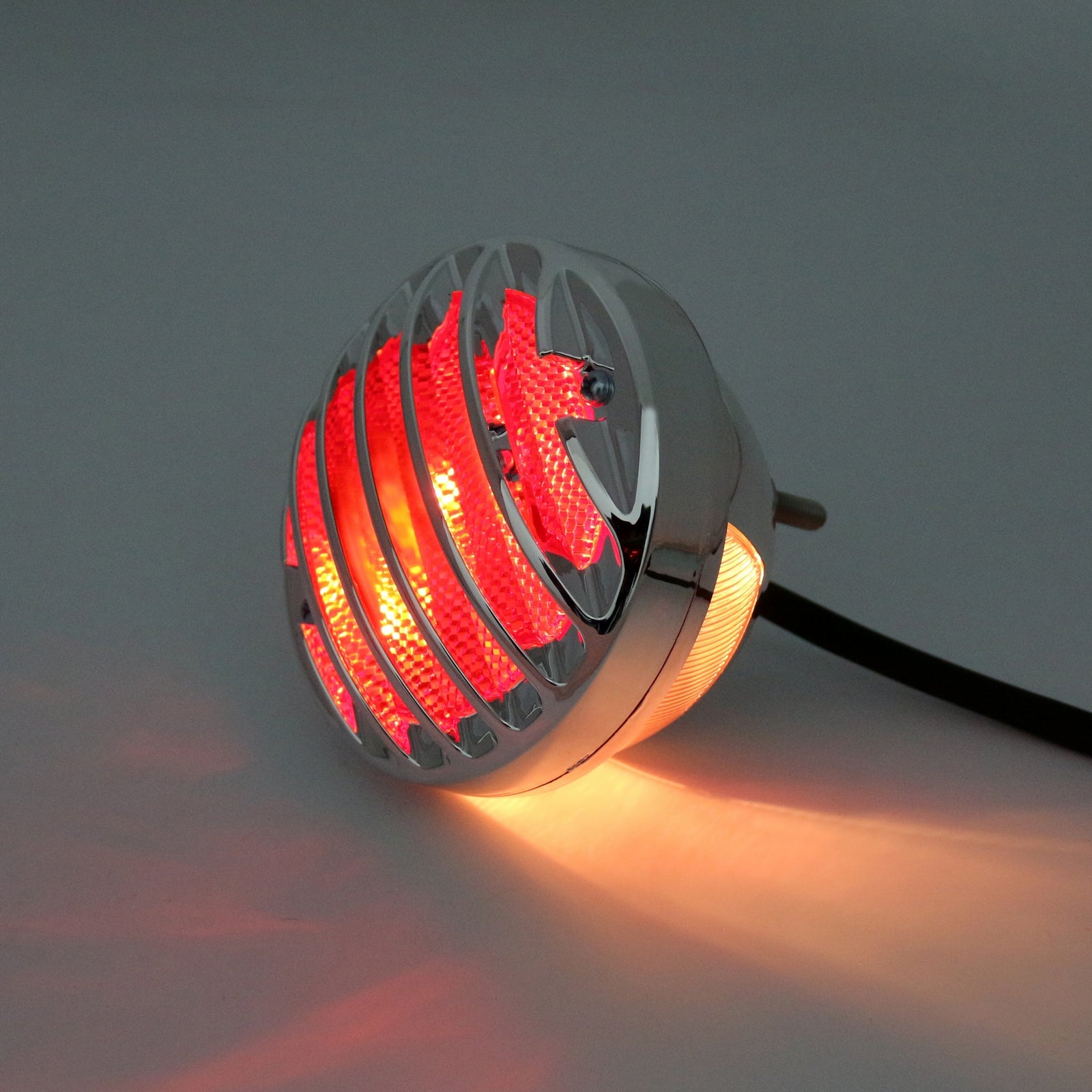 할리 바버 쵸퍼 랫 커스텀 제네릭용 원형 오토바이 테일 브레이크 라이트