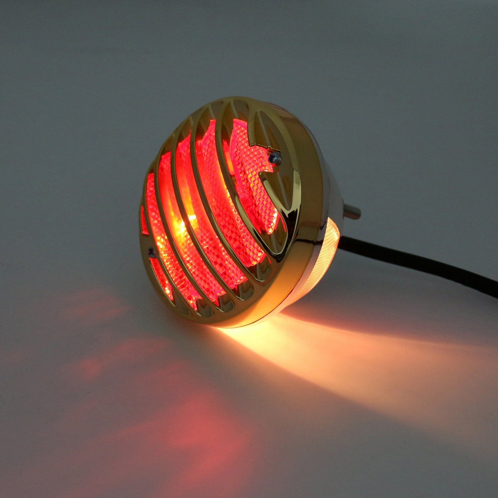 할리 바버 쵸퍼 랫 커스텀 제네릭용 원형 오토바이 테일 브레이크 라이트