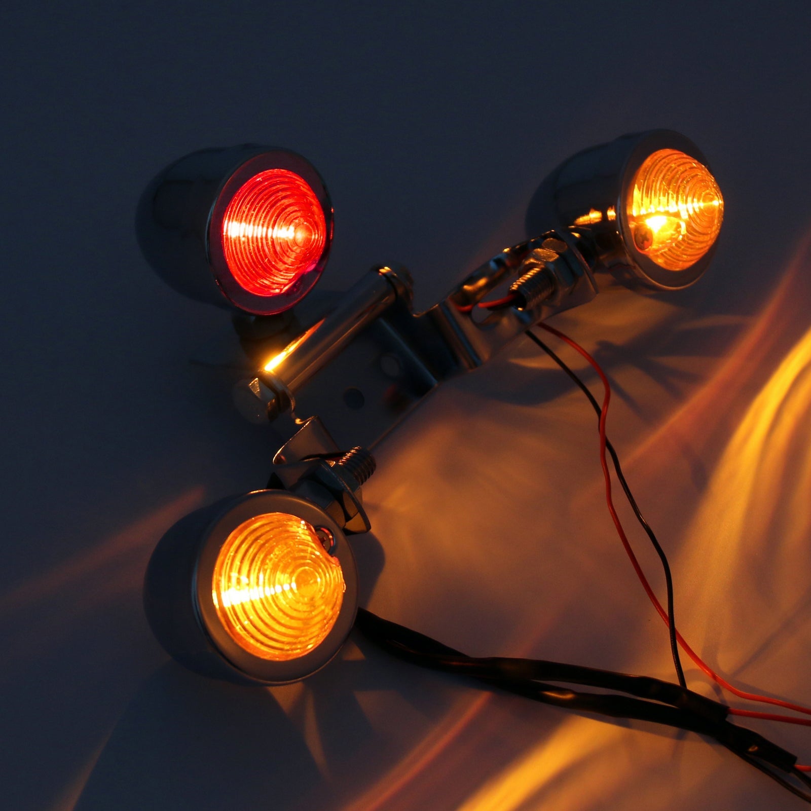 범용 오토바이 마운트 번호판 브래킷 테일라이트 브레이크 라이트 일반