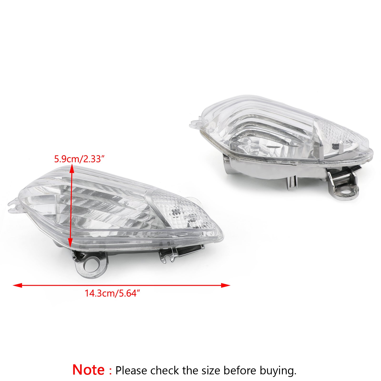 Front Turn Signals For Lens Honda CBR1000RR (08-2009) Generic