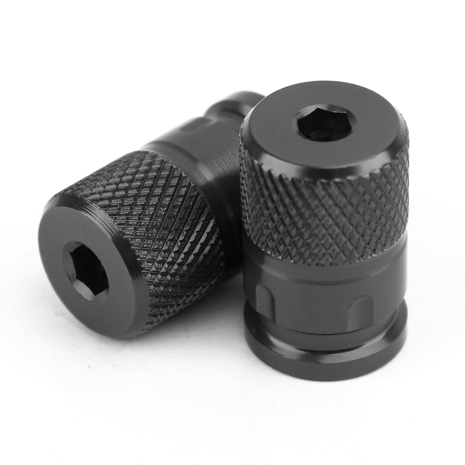 자동차 트럭 자전거 오토바이용 CNC 빌릿 도난 방지 타이어 밸브 스템 캡 쌍