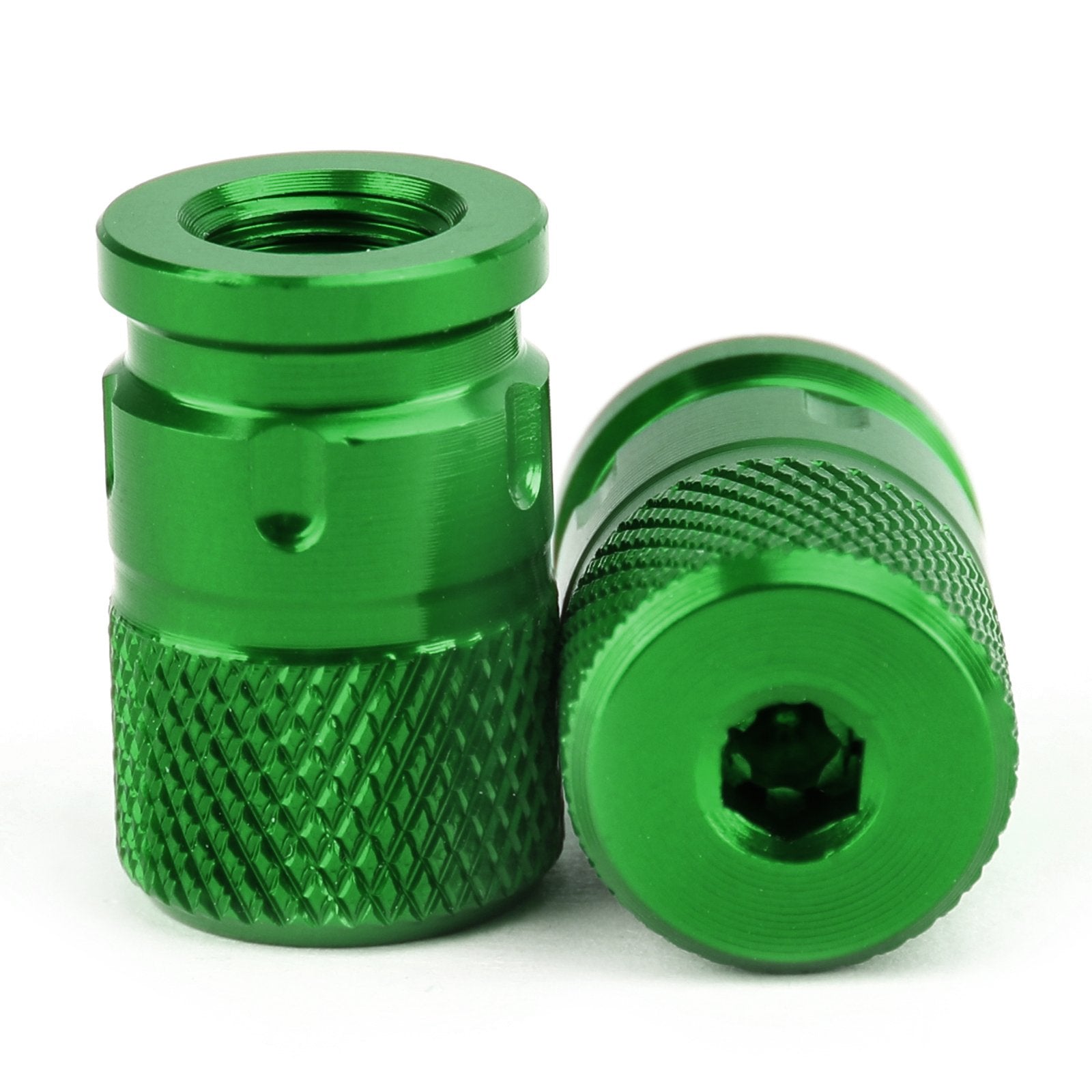 자동차 트럭 자전거 오토바이용 CNC 빌릿 도난 방지 타이어 밸브 스템 캡 쌍