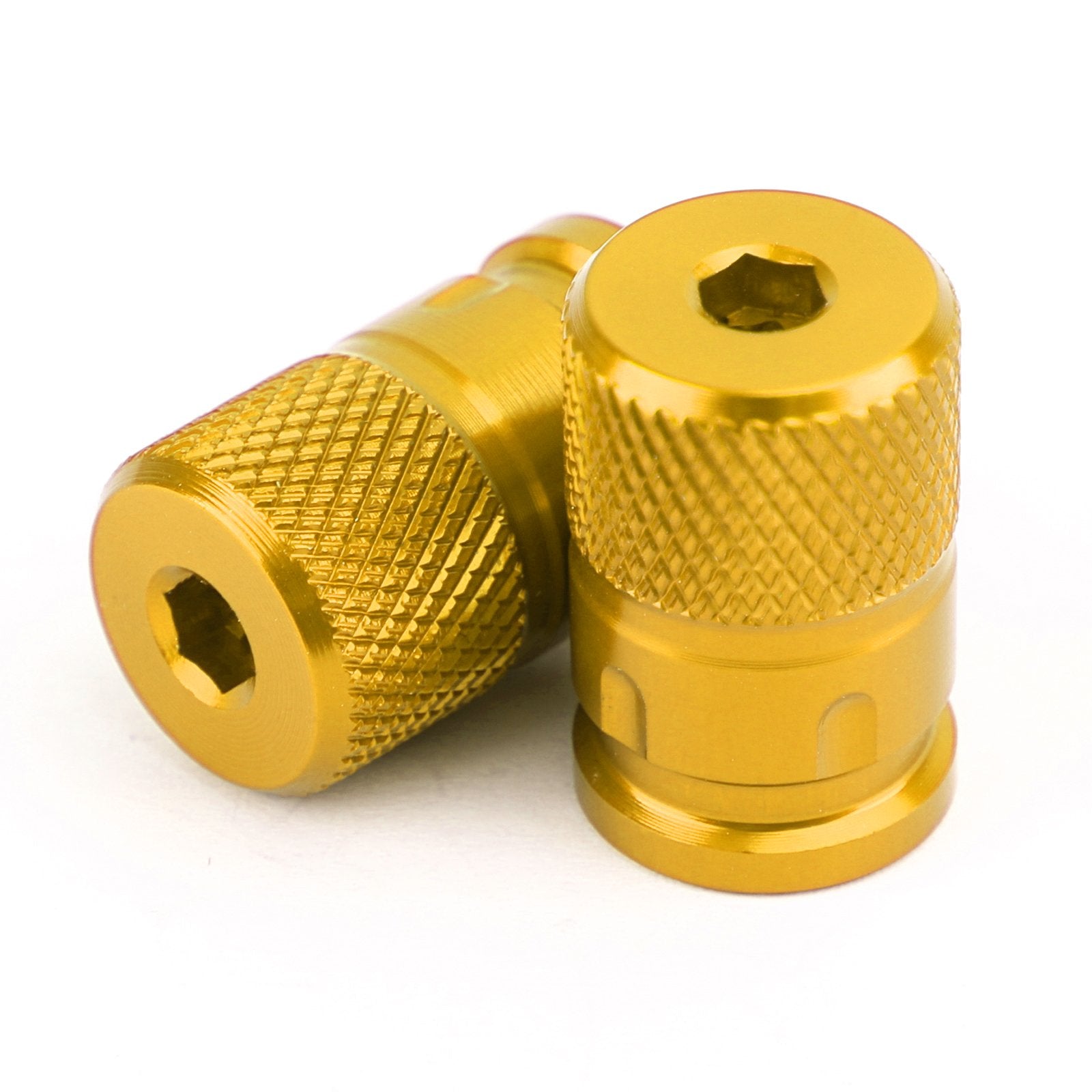 자동차 트럭 자전거 오토바이용 CNC 빌릿 도난 방지 타이어 밸브 스템 캡 쌍