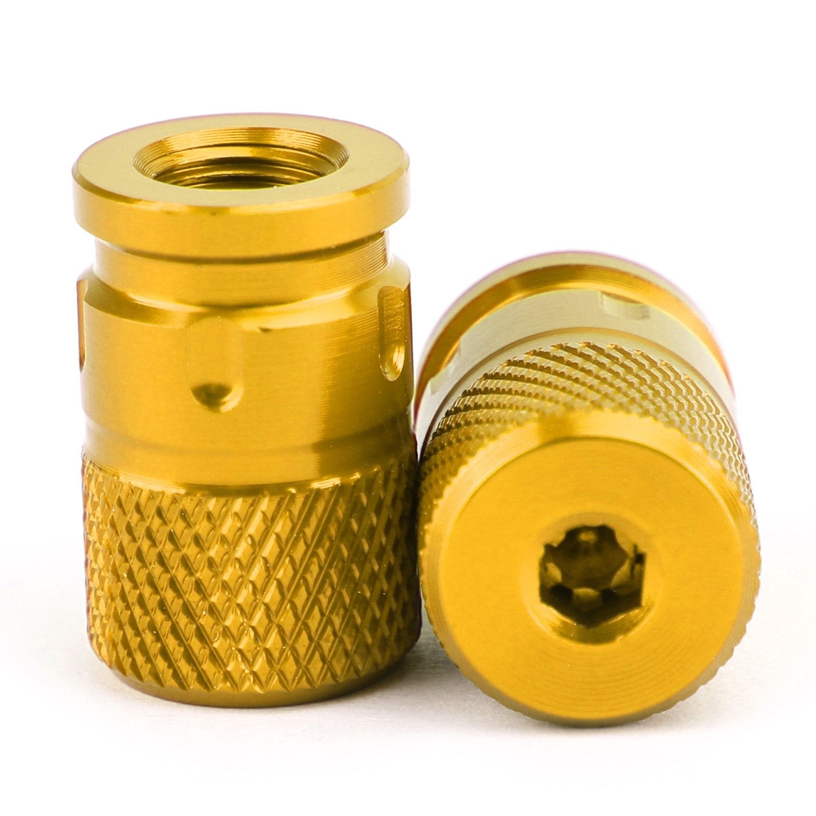 자동차 트럭 자전거 오토바이용 CNC 빌릿 도난 방지 타이어 밸브 스템 캡 쌍