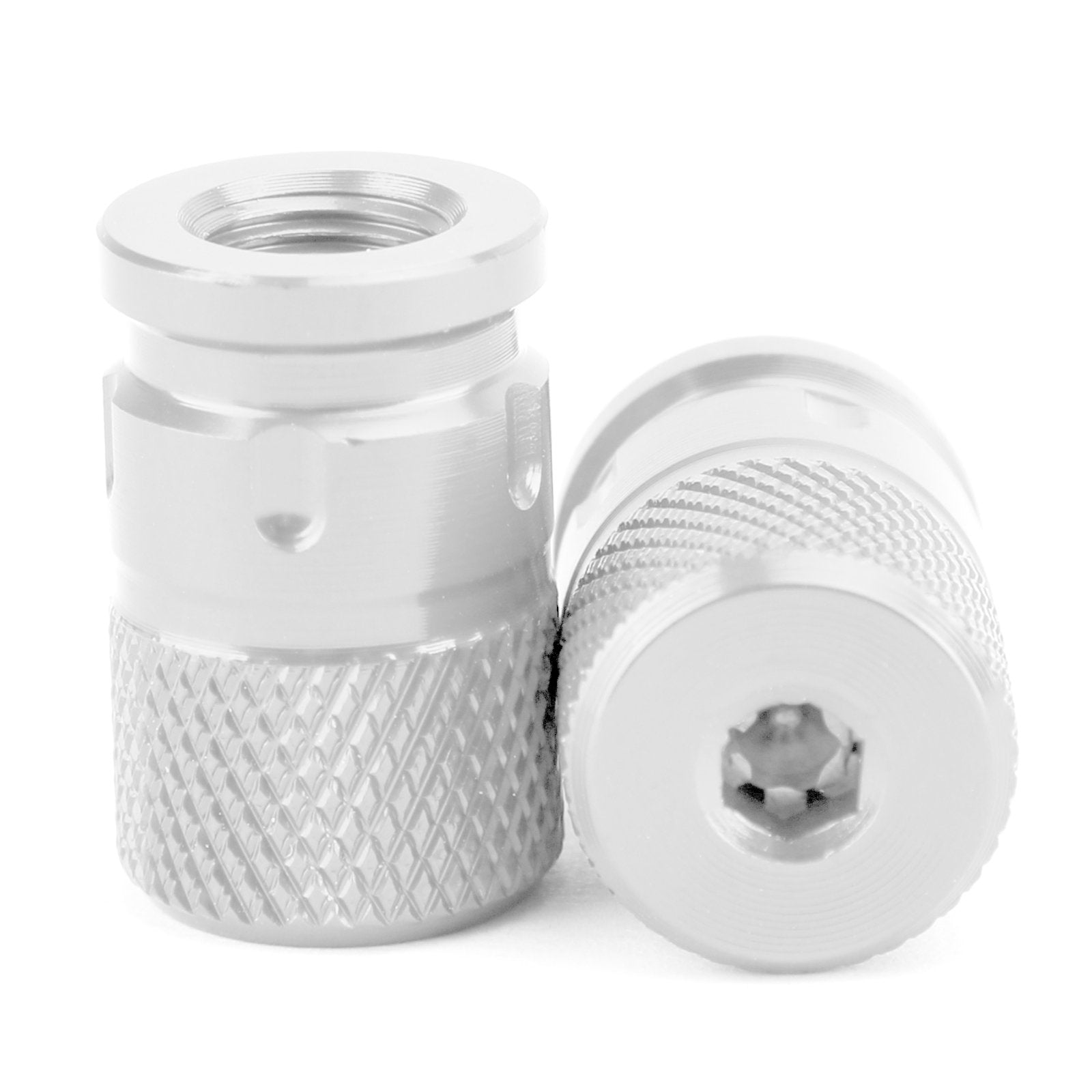 자동차 트럭 자전거 오토바이용 CNC 빌릿 도난 방지 타이어 밸브 스템 캡 쌍