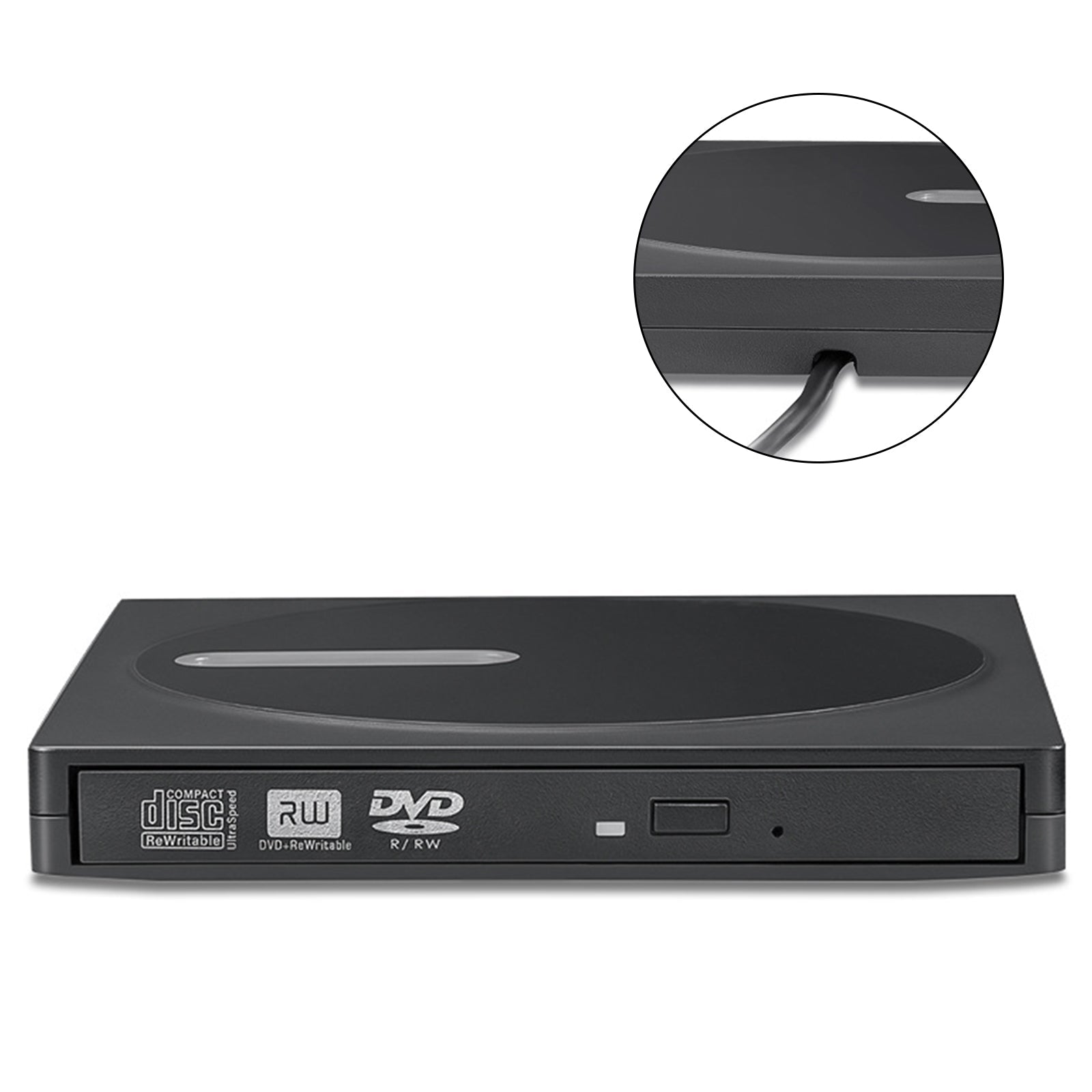 6X Blu ray Burner USB Externo Super Slim BD DVD CD RW Disc Writer Reproductor de películas