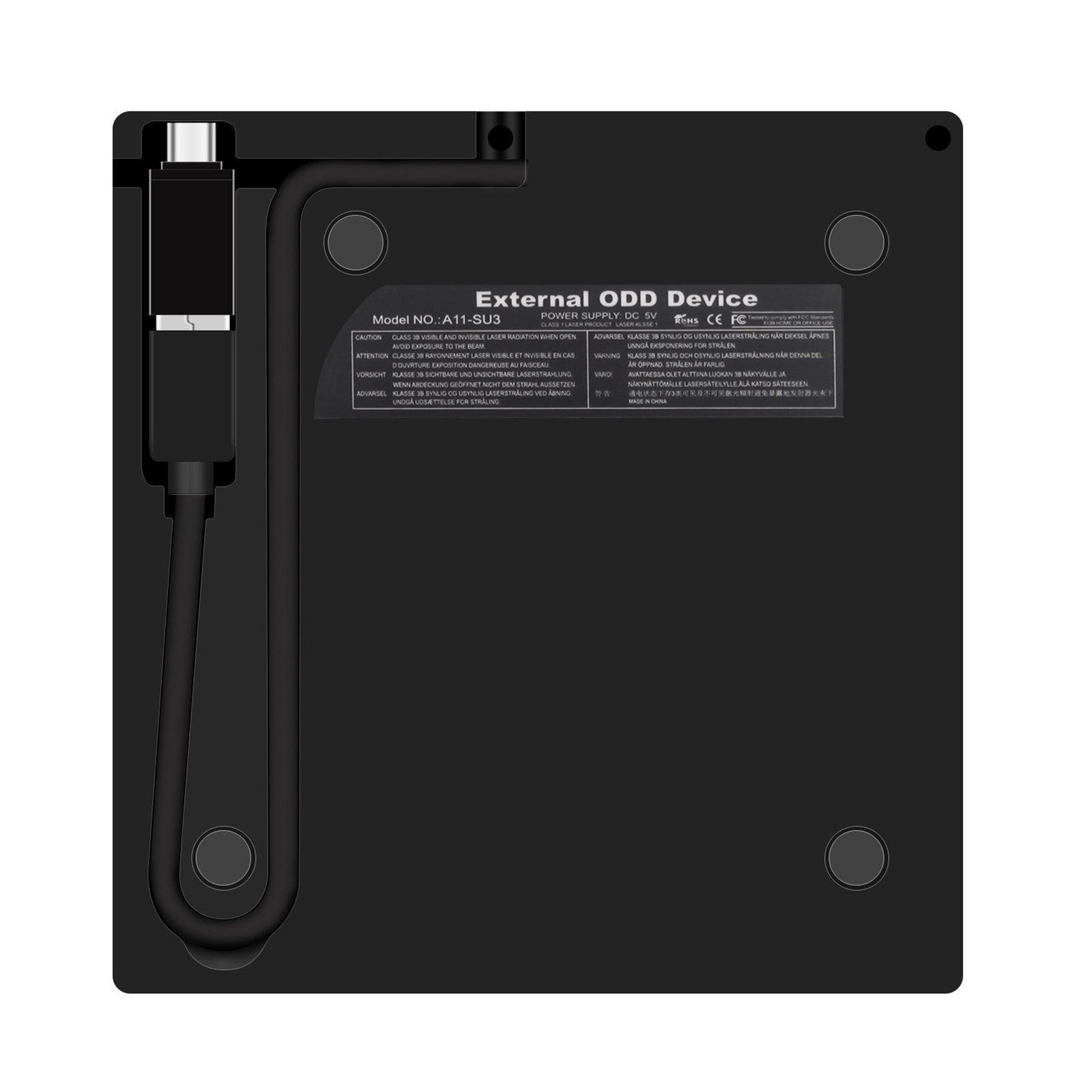 6X Blu ray Burner USB Externo Super Slim BD DVD CD RW Disc Writer Reproductor de películas