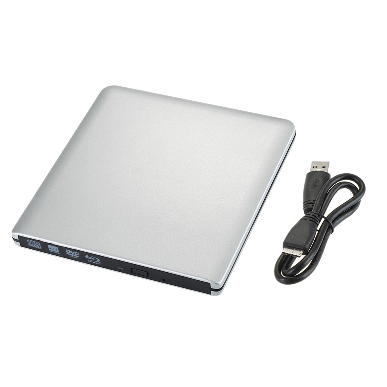 6X Blu ray Burner USB Externo Super Slim BD DVD CD RW Disc Writer Reproductor de películas