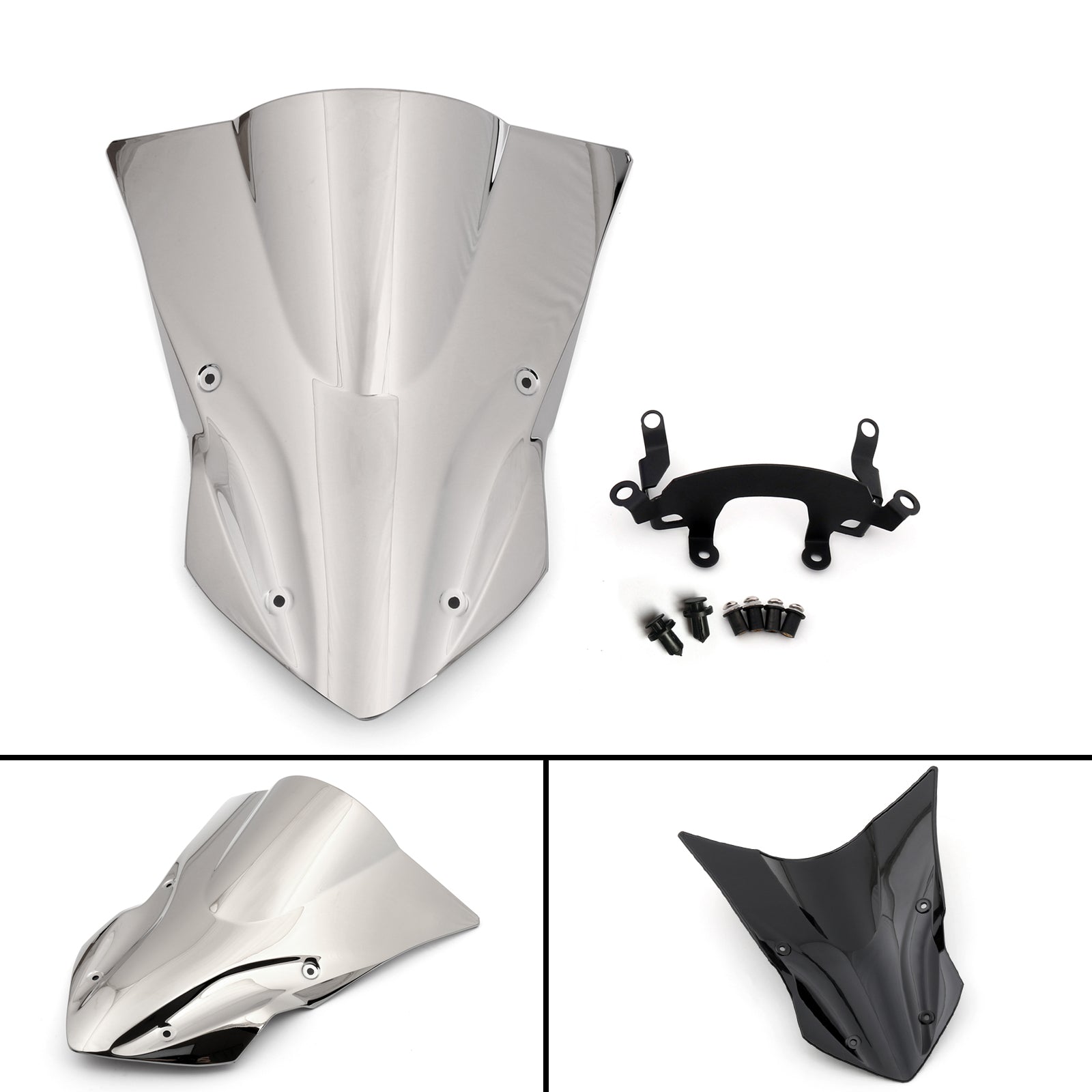 Kawasaki Z900 2017-2019 ABS Motorcycle Windshield Windscreen