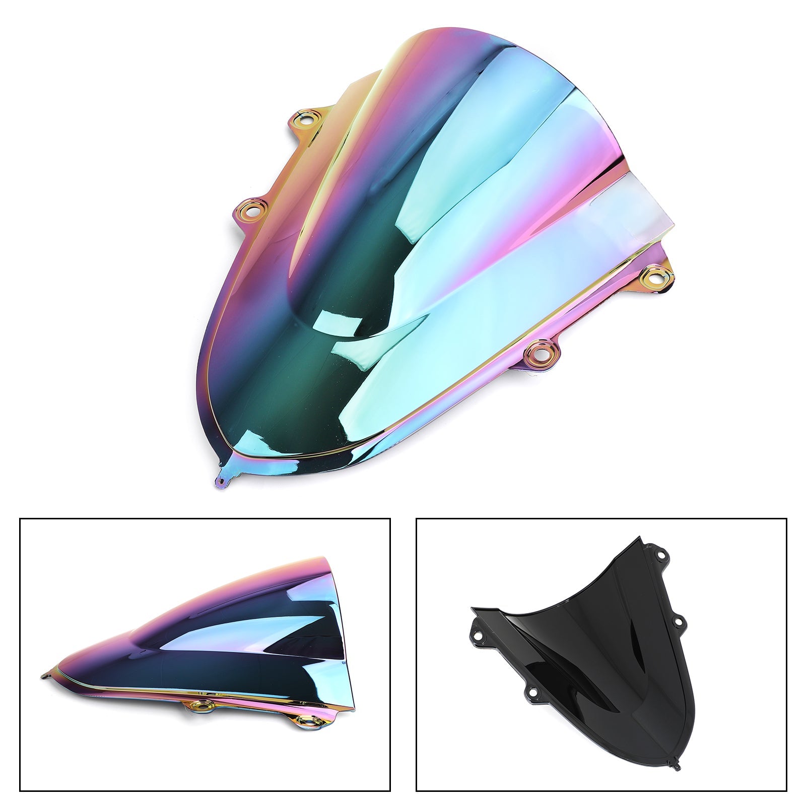 ABS Plastic Motorcycle Windshield WindScreen for Yamaha YZF R15 V3 2017-2020 Generic