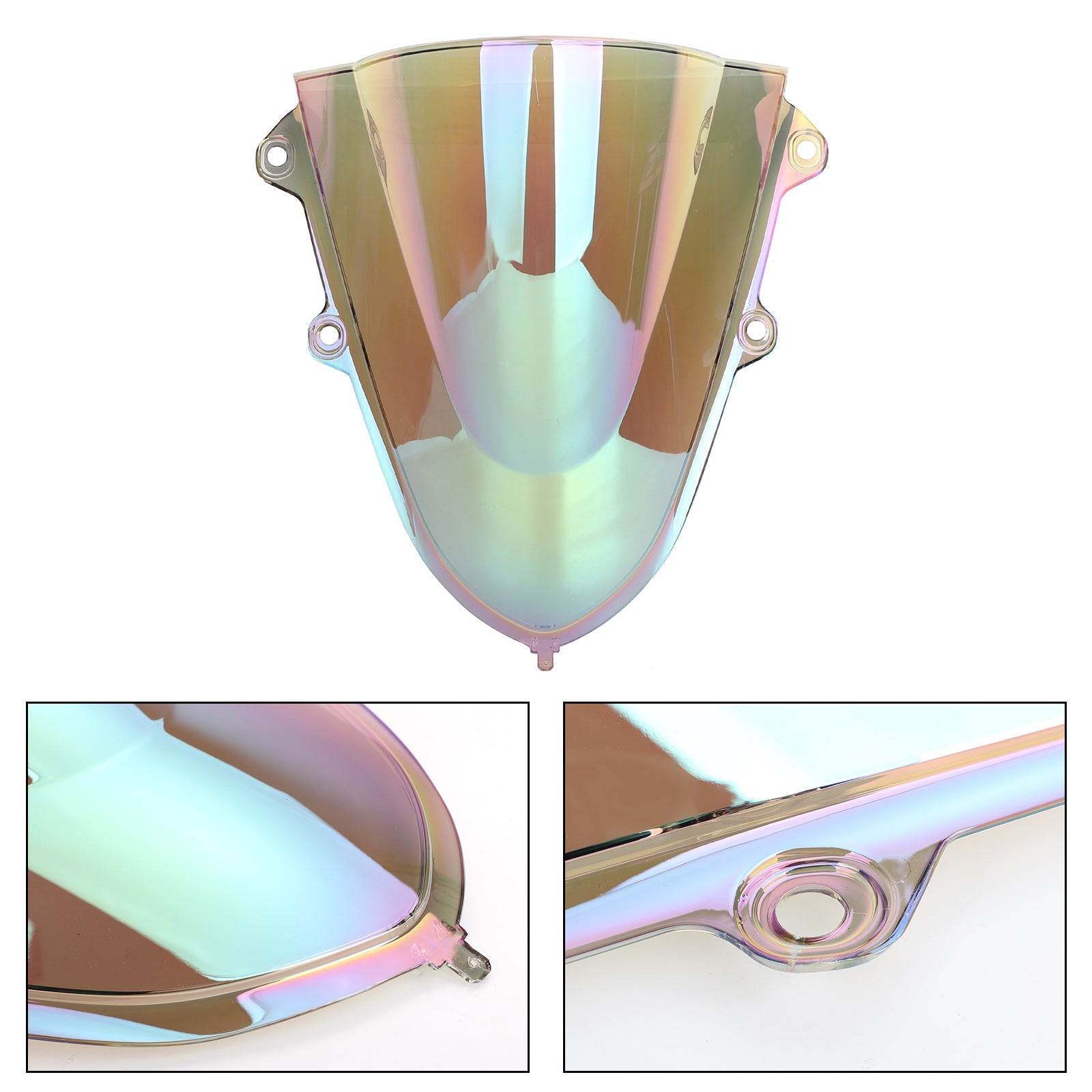 ABS Plastic Motorcycle Windshield WindScreen for Yamaha YZF R15 V3 2017-2020 Generic