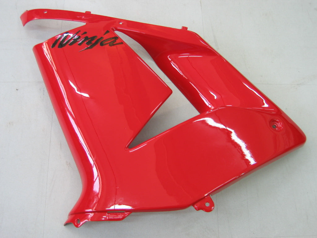 Fairings 2004-2005 Kawasaki ZX10R Red and Black Ninja Generic