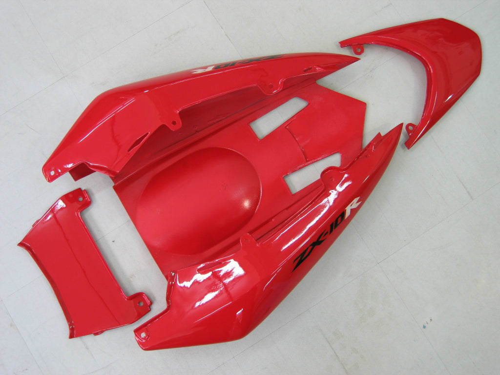 Fairings 2004-2005 Kawasaki ZX10R Red and Black Ninja Generic