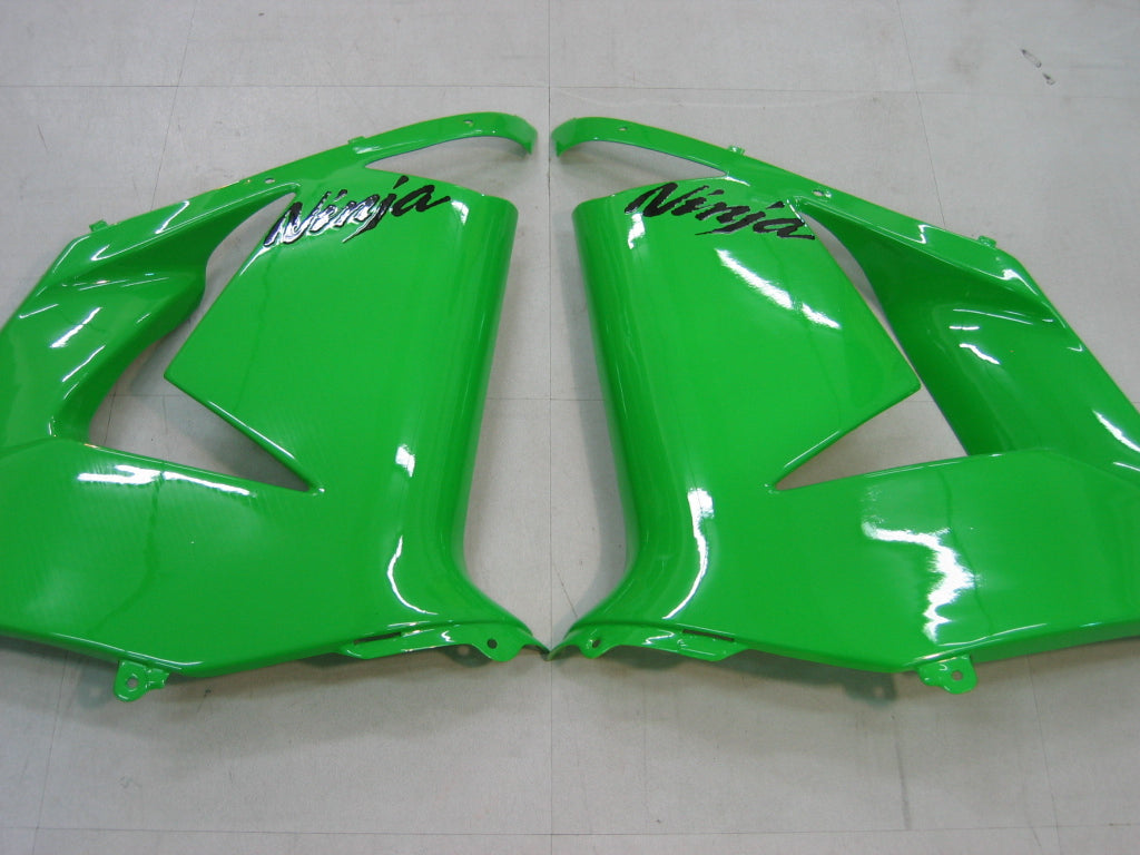 Fairings 2004-2005 Kawasaki ZX 10R Green Black Ninja Generic