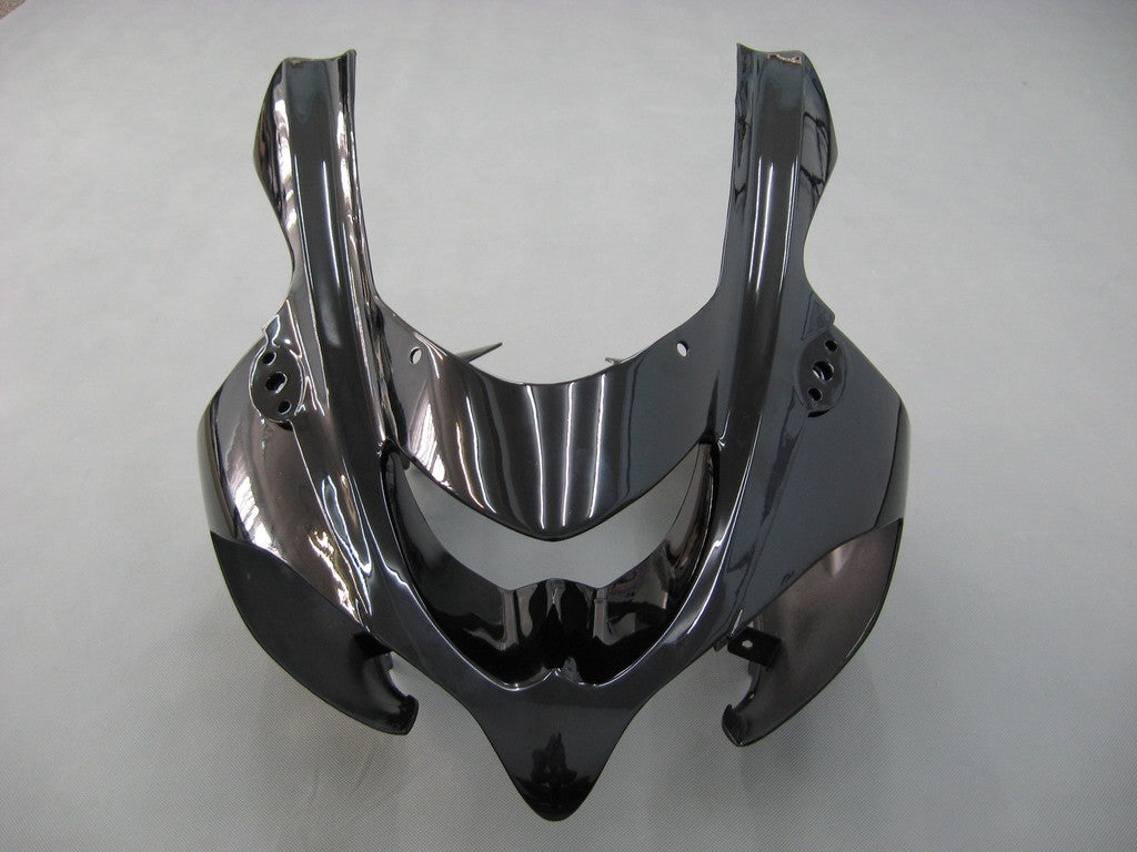 Fairings 2004-2005 Kawasaki ZX 10R Black & Silver Flame Ninja Generic
