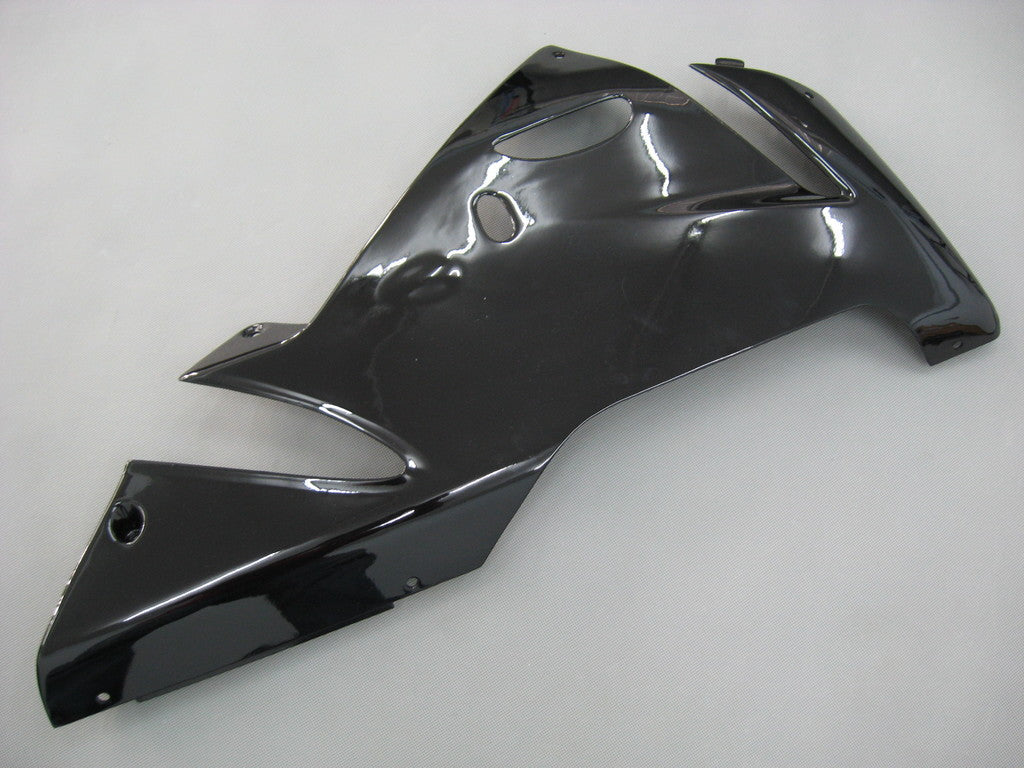 Fairings 2004-2005 Kawasaki ZX 10R Black & Silver Flame Ninja Generic