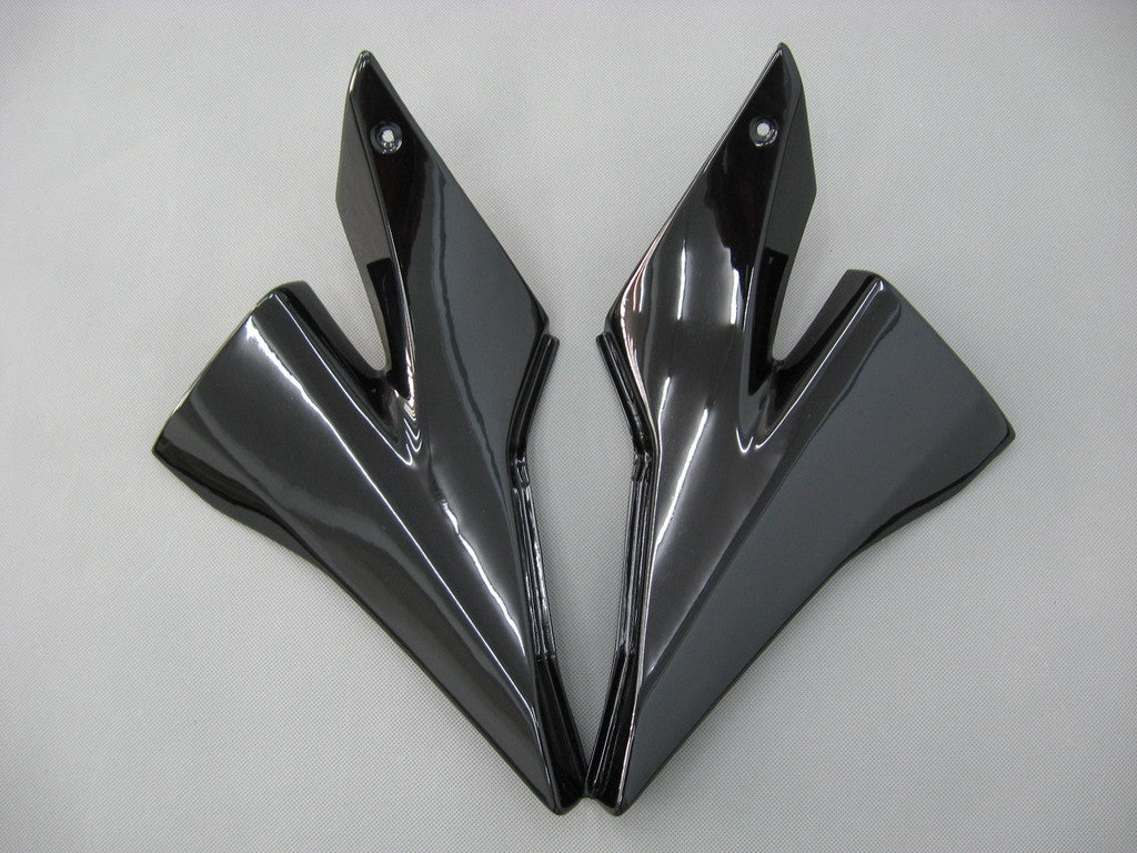 Fairings 2004-2005 Kawasaki ZX 10R Black & Silver Flame Ninja Generic