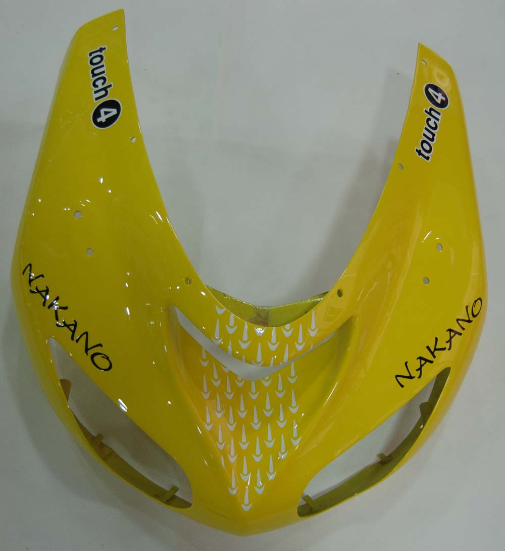 Fairings 2006-2007 Kawasaki ZX 10R Yellow Black No.56 Nakano Generic
