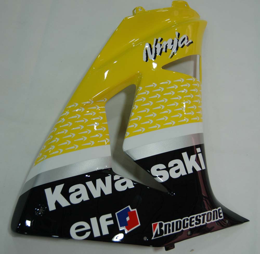Fairings 2006-2007 Kawasaki ZX 10R Yellow Black No.56 Nakano Generic