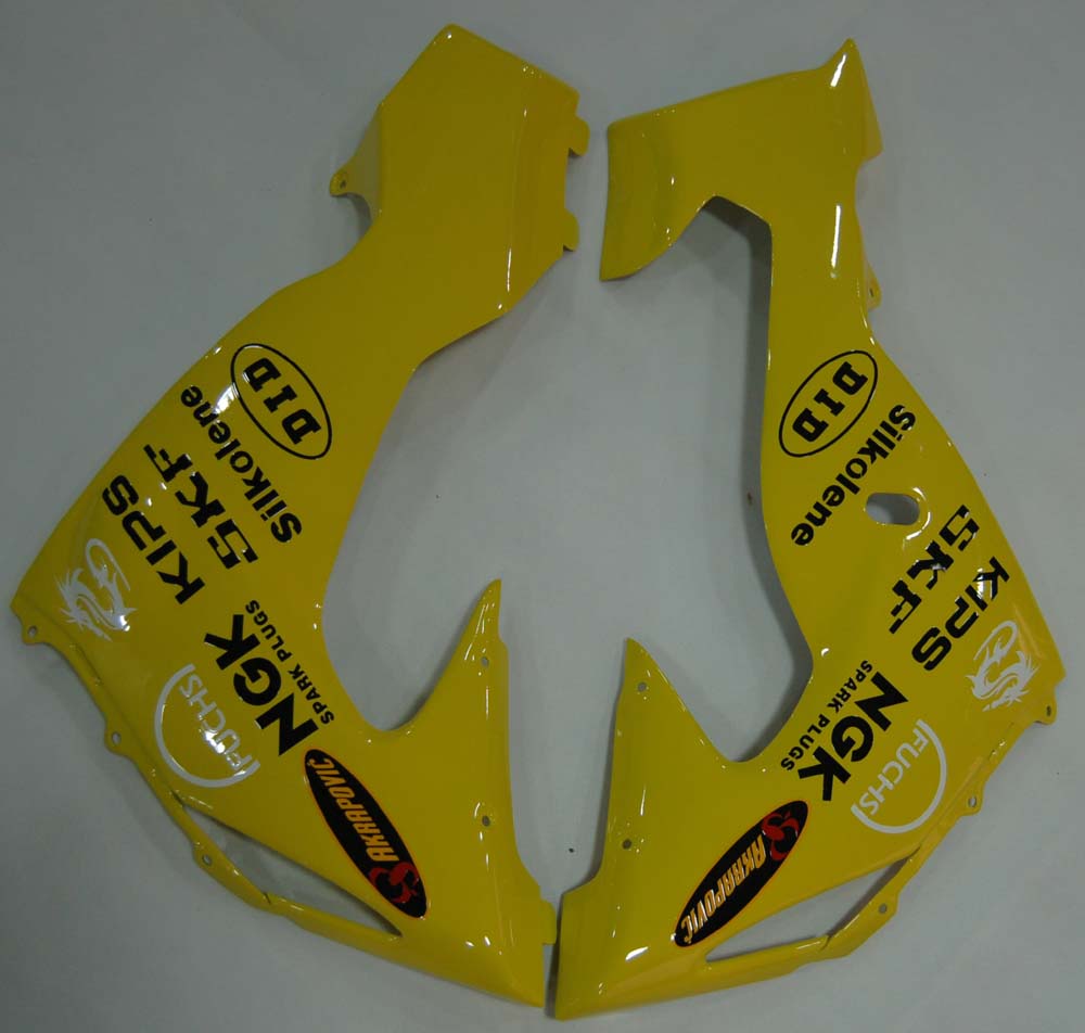 Fairings 2006-2007 Kawasaki ZX 10R Yellow Black No.56 Nakano Generic