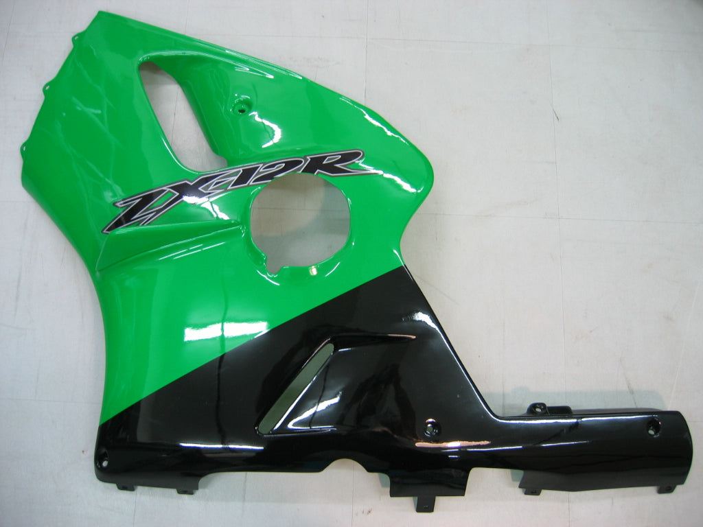 Fairings 2000-2001 Kawasaki ZX12R Green & Black ZX12R Generic