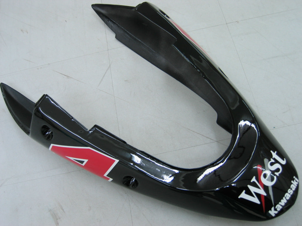 Fairings Kawasaki ZX12R Ninja Black White West (2002-2005) Generic