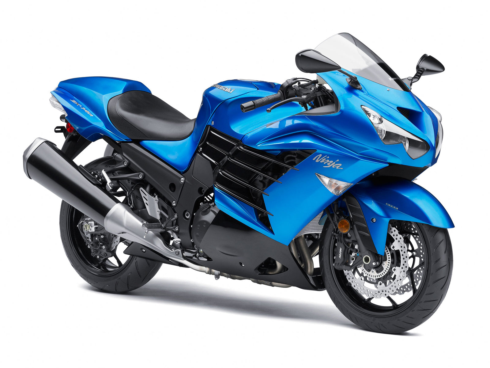 Fairings Plastics 2012-2022 Kawasaki ZX14R Ninja Blue Generic