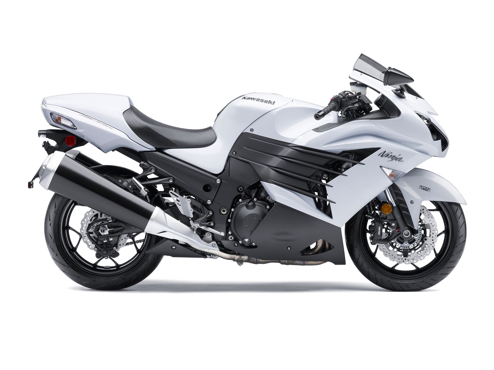 Fairings Plastics 2012-2022 Kawasaki ZX14R Ninja White Generic
