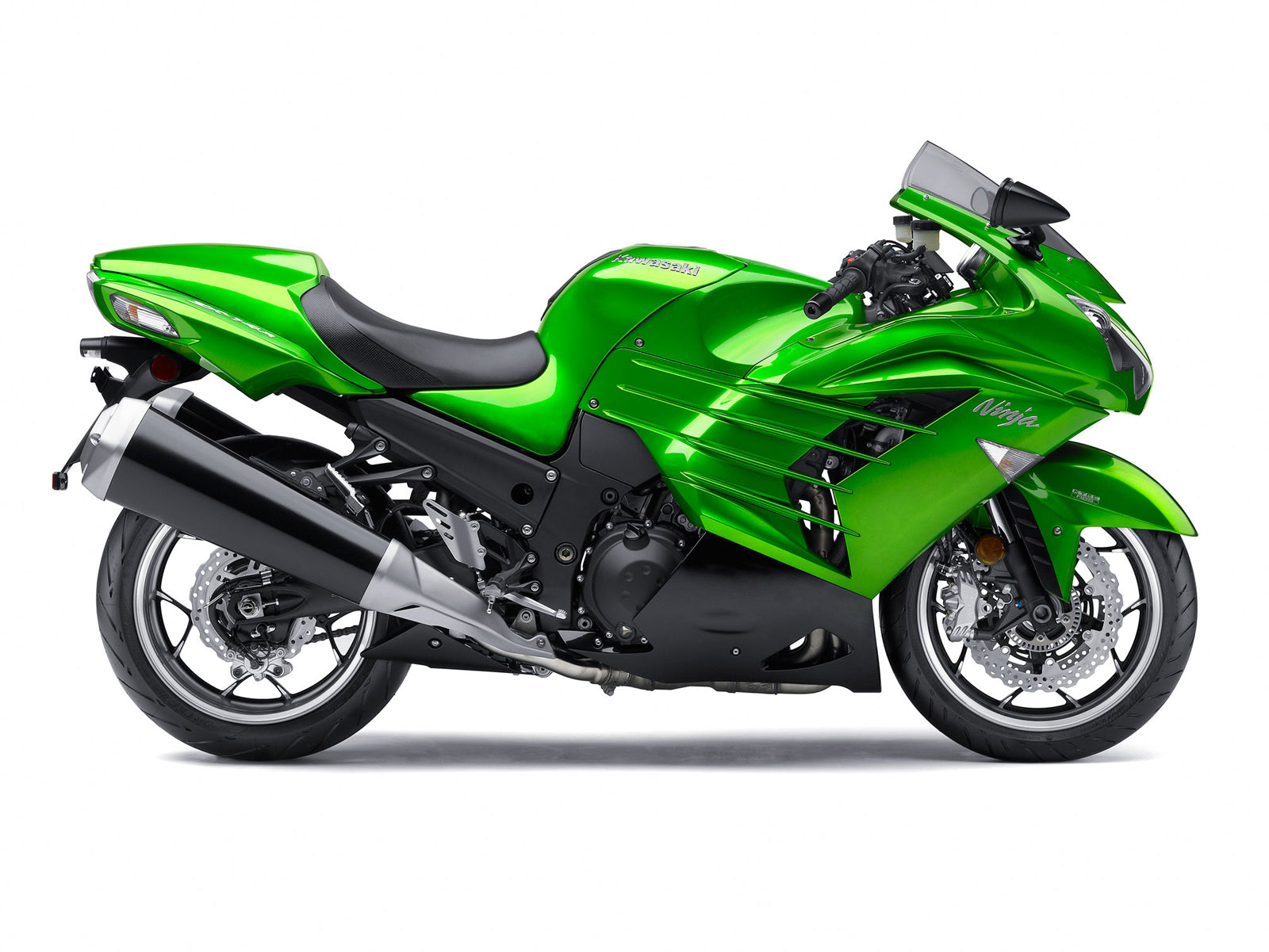 Fairings Plastics 2012-2022 Kawasaki ZX14R Ninja Green Generic